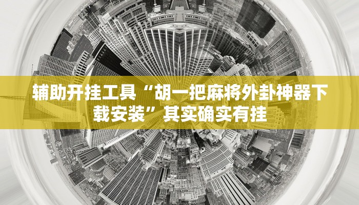 辅助开挂工具“胡一把麻将外卦神器下载安装”其实确实有挂