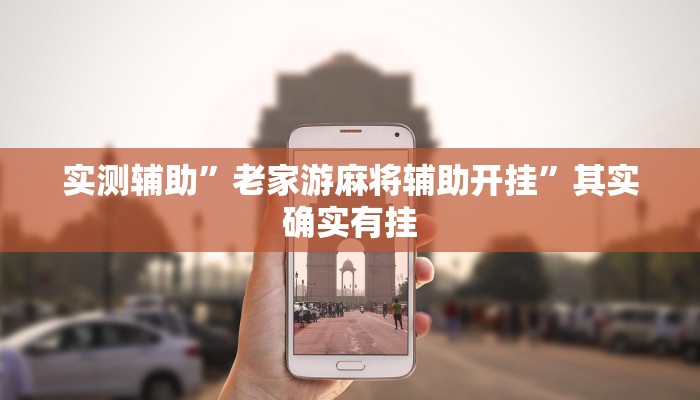 实测辅助”老家游麻将辅助开挂”其实确实有挂