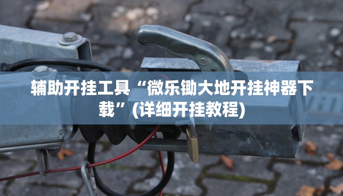 辅助开挂工具“微乐锄大地开挂神器下载”(详细开挂教程)