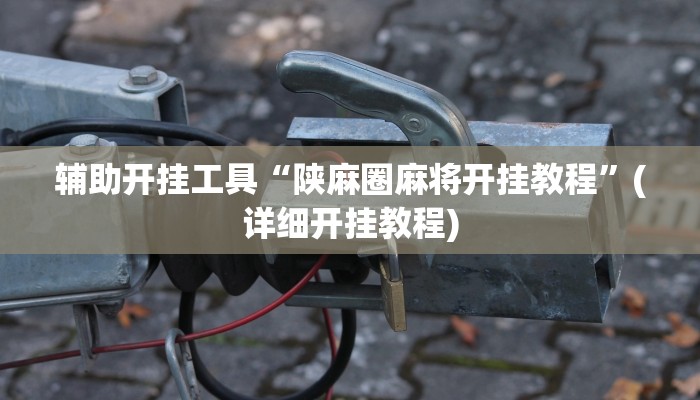 辅助开挂工具“陕麻圈麻将开挂教程”(详细开挂教程)