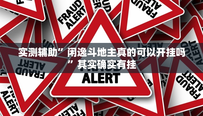实测辅助”闲逸斗地主真的可以开挂吗”其实确实有挂