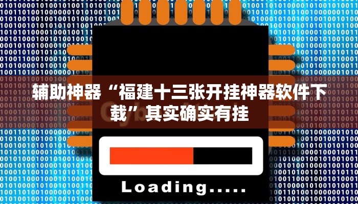 辅助神器“福建十三张开挂神器软件下载”其实确实有挂