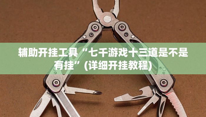 辅助开挂工具“七千游戏十三道是不是有挂”(详细开挂教程)